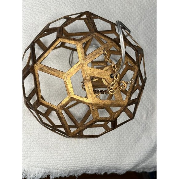 Sphere Shaped Hanging Light Home Decor Gift Idea Geometric Boho Modern Electric - Picture 14 of 16